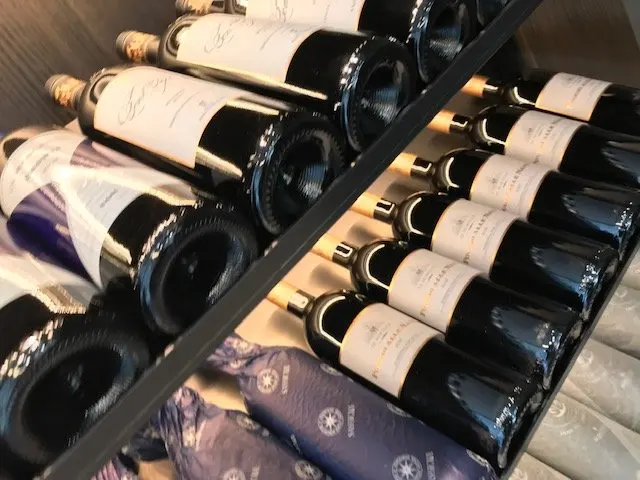 Rangement de bouteilles sur mesure